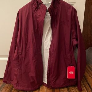 North Face rain coat